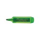Textmarker Faber – Castell 1546, Verde Super Fluorescent, Rechizite Scolare, Textmarker Pigmentat, Accesorii pentru Birou, Marker Fluorescent Scoala, Textmarker Verde