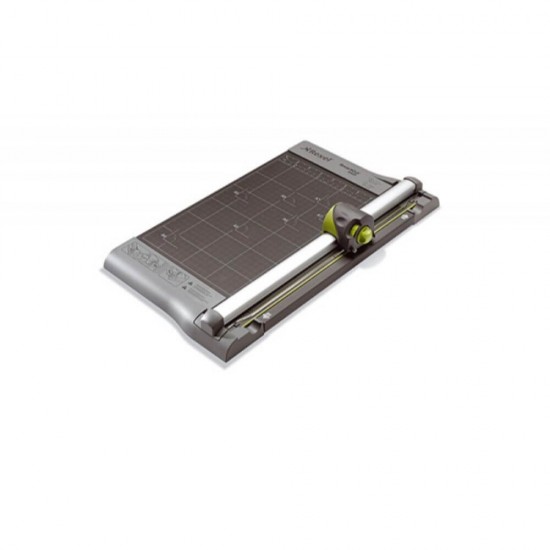 Trimmer A4 REXEL A425, Capacitate 10 Coli, 500x100x300 mm, Lungime Taiere 32 cm, Culoare Gri/Negru, Trimmmere A4, Tehnica de Birou, Trimmere pentru Ecusoane si Etichete, Trimmer pentru Hartie si Carton, Trimmer Hartie