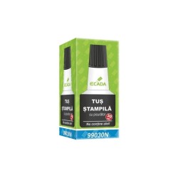 Tus pentru Stampila ECADA, 30 ml, Negru, Tus Stampila, Tus Stampila ECADA, Tus Stampila Negru Tus Negru Stampila, Tus de Stampila, Tus Stampila Permanenta, Tus cu Stampila, Tus Tip Stampila
