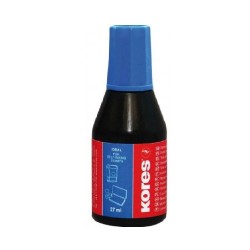 Tus Stampila Kores 27 ml, Culoare Albastru - Cerneala Birotica Tus Stampila Kores 27 ml, Culoare Albastru - Cerneala Birotica