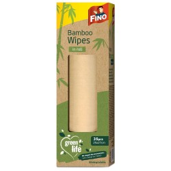 Lavete Rola Bambus Green Life, 35 Buc/Set, 25x27 cm, Lavete Bucatarie, Lavete Baie, Fino Green Life, Lavete Ecologice, Lavete Green Life, Lavete Rola Bambus