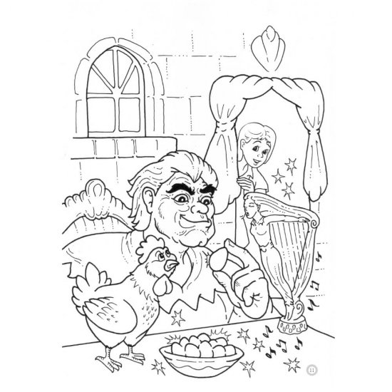 Jack si Vrejul de Fasole, Carte de Colorat B5