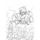 Aladin si Lampa Fermecata, Carte de Colorat cu Povesti A4
