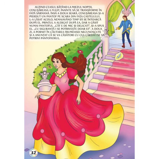 Cenusareasa, Carte de Colorat cu Povesti A4