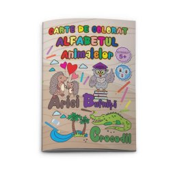 Carte de Colorat Daco A4, Model Alfabetul Animalelor, 24 Pagini, Carte de Colorat Daco, Carte Colorat A4, Carte de Colorat A4 Daco, Carte de Colorat cu Modele, Carte de Colorat Copii, Carte de Colorat pentru Copii, Carte de Colorat cu Povesti