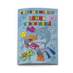 Carte de Colorat Daco A4, Model Lumea Subacvatica, 24 Pagini, Carte de Colorat Daco, Carte Colorat A4, Carte de Colorat A4 Daco, Carte de Colorat cu Modele, Carte de Colorat Copii, Carte de Colorat pentru Copii, Carte de Colorat cu Povesti