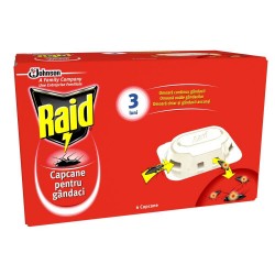 Capcane pentru Taratoare Raid, 6 Buc, Protectie 3 Luni, Capcana pentru Insecte, Set 6 Capcane Pentru Gandaci, Insecticid Raid, Insecticide Raid, Solutie Impotriva Insectelor Raid, Solutii Impotriva Insectelor Raid, Solutie Impotriva Gandacilor Raid