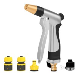 Set 5 Piese Pistol de Irigat Deli, Metal si Plastic, Viteze Variabile, Distanta Pulverizare 8 m, Buton de Blocare, Pistol pentru Irigat, Pistol de Udat, Pistol pentru Udat, Pistol pentru Irigat, Pistol Irigat, Pistol Irigatie, Pistol Irigare Set 5 Piese Pistol de Irigat Deli, Metal si Plastic, Viteze Variabile, Distanta Pulverizare 8 m, Buton de Blocare, Pistol pentru Irigat, Pistol de Udat, Pistol pentru Udat, Pistol pentru Irigat, Pistol Irigat, Pistol Irigatie, Pistol Irigare