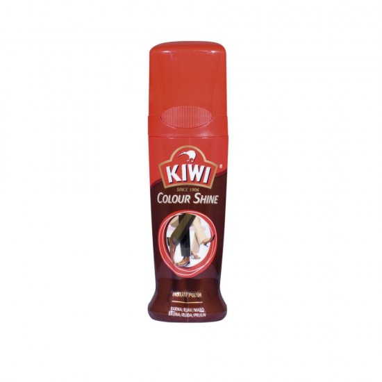 Crema Lichida KIWI Pentru Curatarea Incaltamintei, Colour Shine, Maro, 50 ml, Crema Lichida Pantofi, Crema Lichida Incaltaminte, Crema Ghete, Crema pentru Bocanci, Crema Lichida Maro Pentru Incaltaminte, Crema Lichida Maro Pantofi