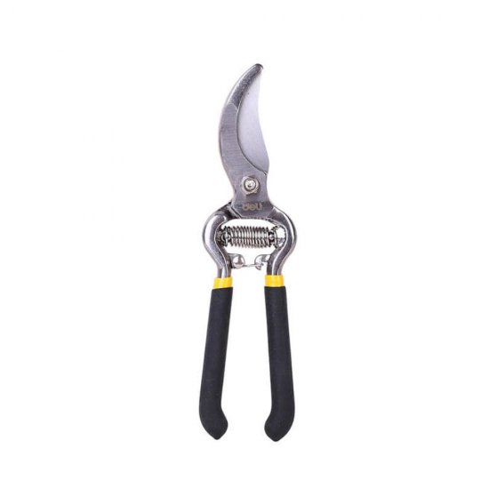 Foarfeca de Gradinarit Deli, Lama SK5, 2 Dimensiuni de Deschidere, Lungime 8 Inch, Maner cu Acoperire Antiderapanta, Foarfeca Gradinarit, Foarfeca pentru Gradinarit, Foarfece de Gradina, Foarfece Gradina, Foarfece pentru Gradina, Foarfeca Otel