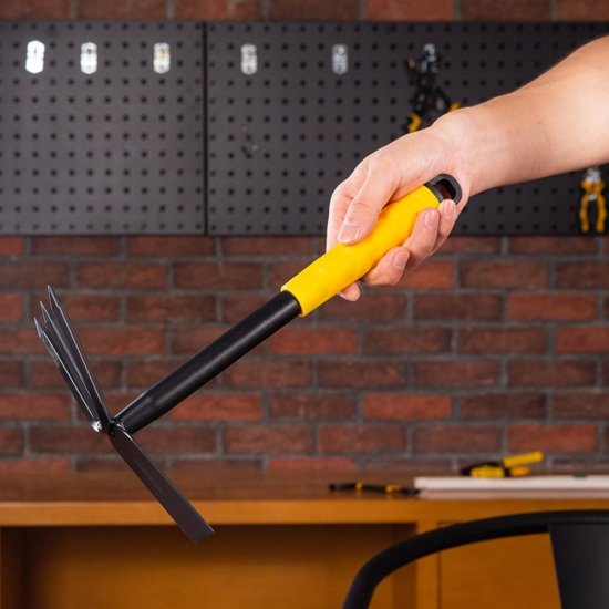Sapaliga Gradinarit 2 in 1 Deli, Metal Forjat Rezistent, Duritate Lama >56HRC, Maner Doua Culori, Sapaliga pentru Gradinarit, Sapaliga de Gradinarit, Sapaligi Gradinarit, Sapaliga Gradina, Sapaliga Multifunctionala, Sapaliga Metal