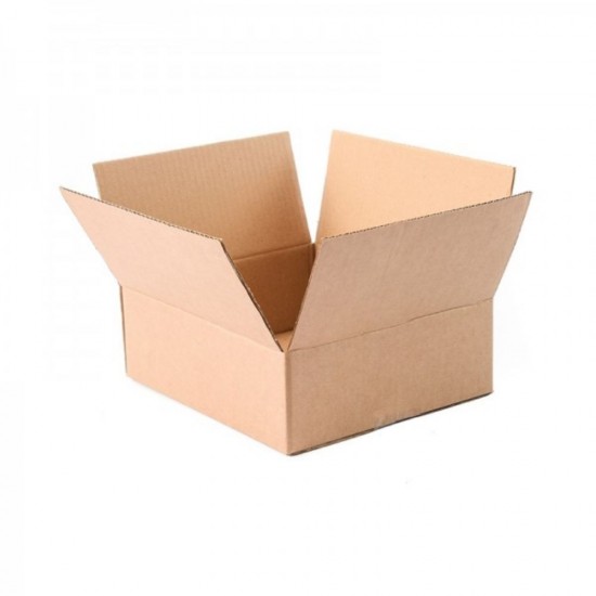 Set 10 Cutii Clasice, 240x205x75 mm, Carton Natur Ondulat in 3 Straturi, Corolla Packaging, Cutie Clasica, Cutie pentru Ambalare si Depozitare, Cutie Carton, Cutie Transport, Arhivare si Organizare, Cutii din Carton, Set Cutii Simple