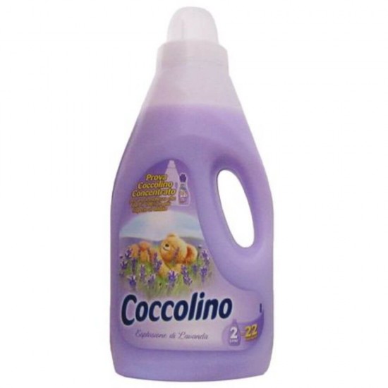 Balsam Rufe Coccolino Esplosione cu Lavanda, 2 L, 22 Spalari, Parfum de Lavanda, Detergent pentru Haine, Balsamuri pentru Rufe, Balsam pentru Ingrijire Haine, Balsamuri pentru Haine