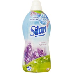 Balsam Rufe SILAN Lavender Garden, 1.85 L, 74 Spalari, Parfum Lavanda, Balsam Silan pentru Rufe, Balsam de Rufe cu Miros Floral, Balsam Silan Sensitive, Detergent si Balsam de Rufe
