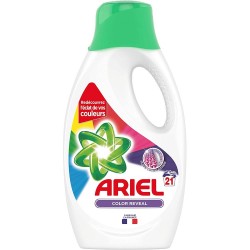 Detergent Lichid de Rufe Ariel Color Reveal, 1155 ml, 21 Spalari, Detergent Lichid pentru Haine, Solutii Curatare Haine, Detergent Rufe Lichid, Detergent Lichid Rufe Colorate, Detergent Ariel Colorate