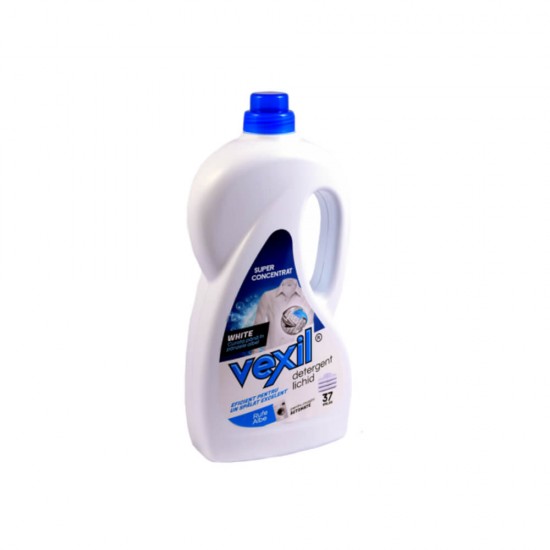 Detergent Lichid pentru Rufe Albe Vexil White, 1.5L, 37 Spalari, Detergent Lichid pentru Rufe, Detergent Automat pentru Haine, Detergenti Lichizi pentru Haine, Solutii Curatare a Hainelor