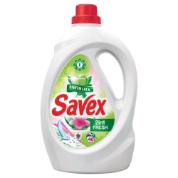 Detergent de Rufe Lichid SAVEX 2 in 1 Parfum Lock Fresh, 2.2L, 40 Spalari, Detergent Lichid pentru Rufe, Detergent Automat pentru Haine, Detergenti Lichid pentru Haine, Solutii Curatare a Hainelor Detergent de Rufe Lichid SAVEX 2 in 1 Parfum Lock Fresh, 2.2L, 40 Spalari, Detergent Lichid pentru Rufe, Detergent Automat pentru Haine, Detergenti Lichid pentru Haine, Solutii Curatare a Hainelor