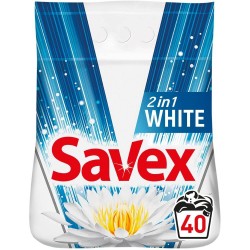 Detergent Pudra  pentru Rufe SAVEX 2 in 1 Fresh, 3.6 kg, Detergent SAVEX, Detergent Pudra, Deetergent Pudra Automat, Detergent Automat pentru Haine, Solutii Curatare Haine, Detergent Rufe Automat