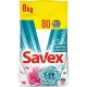Detergent Pudra pentru Rufe SAVEX Whites & Colors, 8 kg, Detergent SAVEX, Detergent Pudra, Deetergent Pudra Automat, Detergent Automat pentru Haine, Solutii Curatare Haine, Detergent Rufe Automat