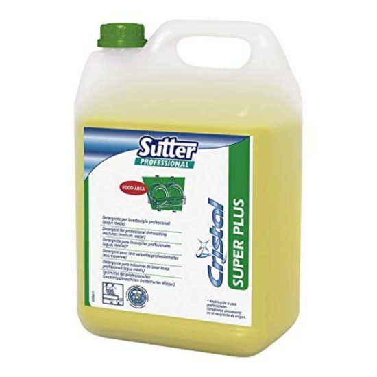 Detergent Masina de Vase Sutter Super Plus, 6 L, Detergent Profesional pentru Masina de Vase, Solutie Curatare Masina de Vase, Detergenti pentru Masinile de Vase, Detergent pentru Masina de Vase, Detergent pentru Masina de Curatat Vasele