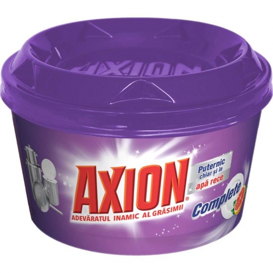 Pasta Vase Axion Complete Purple, 400 g, Detergent de Vase Pasta, Detergent de Vase Axion, Solutie Completa de Curatare Vase Axion, Solutii de Curatare Axion, Solutie de Curatare Vase cu Apa Rece, Detergent Vase Apa Rece