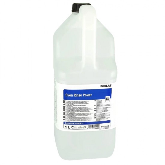 Aditiv Lichid pentru Cuptoare Ecolab Oven Rinse Power, 5 L, Aditiv Clatire pentru Cuptoare, Aditiv Clatire Cuptoare, Solutie Clatire Cuptoare, Solutii Clatire Cuptoare, Aditivi Clatire pentru Cuptoare, Solutie de Clatit Cuptoare