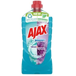 Solutie Suprafete AJAX Boost Vinegar and Blue Lavender, 1 L, Solutie Curatat Suprafete, Solutie cu Otet si Lavanda, Solutie de Curatat Ajax, Lichid Curatat Suprafete, Detergent Lichid Suprafete, Detergent Otet si Lavanda