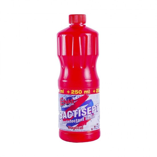 Dezinfectant Efekt Bactisept Fresh Gel, Cantitate 1250 ml, Dezinfectanti pentru Suprafete, Dezinfectant Gel pentru Bucatarie, Gel Dezinfectant pentru Multisuprafete, Solutii pentru Dezinfectat Suprafete, Solutii pentru Baie si Bucatarie