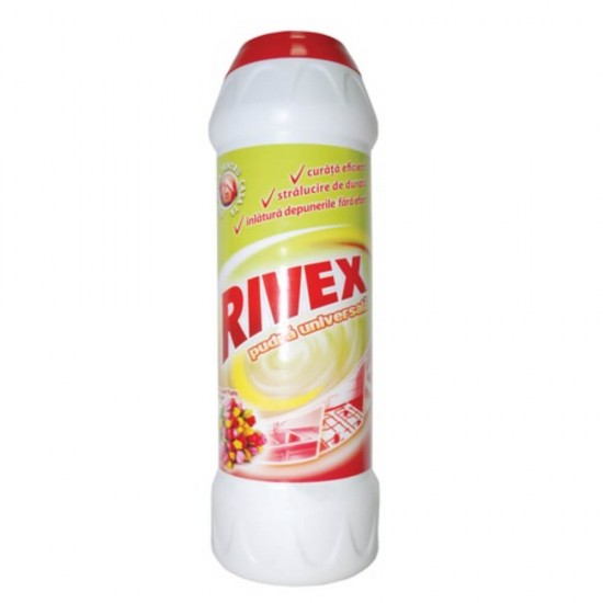 Pudra Universala Suprafete RIVEX Floral, 500 g, Praf de Curatare Multisuprafete, Pudra pentru Curatare Suprafete, Pudra pentru Igienizarea Suprafetelor, Pudra Universala pentru Multisuprafete, Pudra Universala de Curatare a Suprafetelor