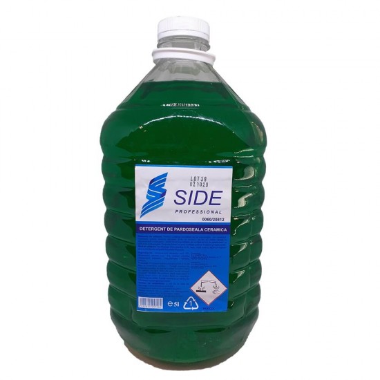 Solutie Pardoseli Ceramica SIDE, 5L, Solutie pentru Pardoseli Ceramica, Solutie Curatare Pardoseli, Detergent Lichid pentru Ceramica, Detergent Lichid pentru Pardoseala Ceramica, Solutii Curatat Ceramica, Solutie Ingrijire Suprafete Ceramica