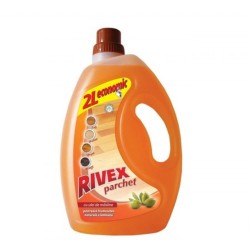 Detergent pentru Parchet cu Ulei de Masline, RIVEX, 2 L, Solutie de Curatat Pardoseli, Detergent pentru Pardoseli, Detergent pentru Podele, Detergent de Curatare Parchet, Solutie de Curatat Podele din Lemn, Solutie Podele cu Ulei de Masline