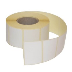 Etichete Semilucioase 50x32 mm, 1000 Etc/Rola, Autocolant Semilucios cu Adeziv Permanent Etichete Semilucioase 50x32 mm, 1000 Etc/Rola, Autocolant Semilucios cu Adeziv Permanent