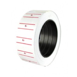 Set 10 Role Etichete de Pret Albe 21x12 mm, 300 Etc/Rola - Etichete Autoadezive Colturi Patrate