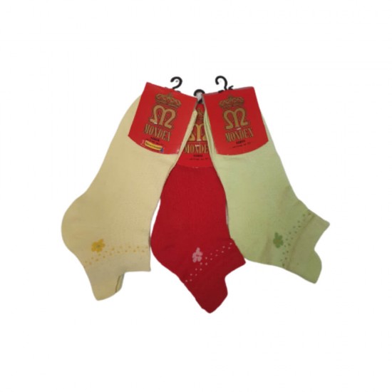 Set 10 Perechi Sosete Scurte pentru Femei Mondex, 38-41, Culori Asortate, Sosete, Sosete Scurte, Sosete Femei, Sosete pentru Femei, Sosete Bumbac, Soseste Bumbac Femei, Sosete din Bumbac, Sosete din Bumbac pentru Femei 