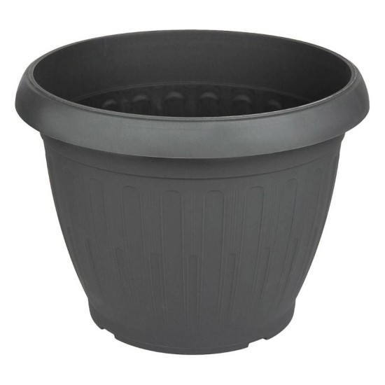 Ghiveci M1 Sentosa, 16 cm, Gri, Ghiveci pentru Plante, Ghiveci pentru Planta, Ghiveci Gri pentru Plante, Ghiveci pentru Floare, Ghiveci pentru Flori, Ghiveci Sentosa Gri pentru Flori, Articole Decorative pentru Plante