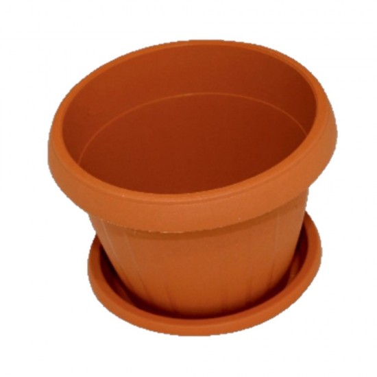 Ghiveci M1 Sentosa, 18 cm, Maro, Ghiveci pentru Plante, Ghiveci pentru Planta, Ghiveci Maro pentru Plante, Ghiveci pentru Floare, Ghiveci pentru Flori, Ghiveci Sentosa Maro pentru Flori, Articole Decorative pentru Plante