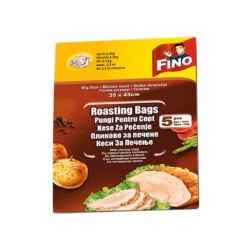 Set 5 Pungi pentru Copt cu Clipsuri de Inchidere FINO, Pungi pentru Cuptor, Punga pentru Copt, Pungi pentru Preparare Alimente, Pungi ALimentare, Pungi Alimentare pentru Cuptor, Punga pentru Gatit, Pungi pentru Copt in Cuptor