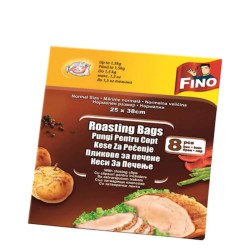 Set 8 Pungi pentru Copt cu Clipsuri de Inchidere FINO, Pungi pentru Cuptor, Punga pentru Copt, Pungi pentru Preparare Alimente, Pungi ALimentare, Pungi Alimentare pentru Cuptor, Punga pentru Gatit, Pungi pentru Copt in Cuptor