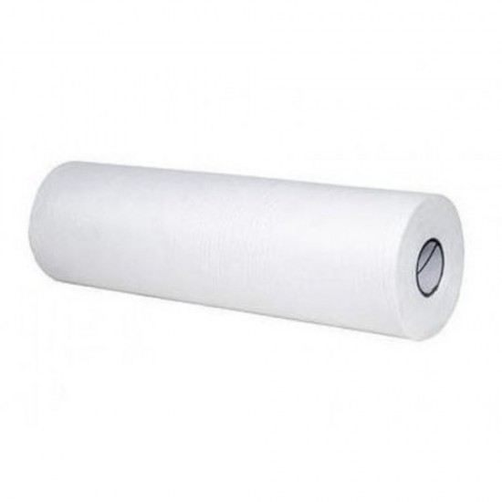 Rola Cearsaf din Hartie Alba in 2 Straturi, 42m x 60cm, Greutate 1000 g, Rola Cearsafuri Hartie, Rola Hartie Pat, Cearsafuri si Role Pat Masaj, Cearceaf Hartie de Unica Folosinta, Consumabile Sanitare, Cearsaf Hartie Alb