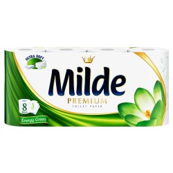 Hartie Igienica Milde Energy Green, 3 Straturi, 8 Role/Bax, 150 Foi/Rola, Latime 95 cm, Hartie cu Parfum de Lavanda si Liliac, Hartie Igienica Parfumata, Hartie Igienica la Bax, Hartie Igienica Alba, Hartie Igienica Milde Hartie Igienica Milde Energy Green, 3 Straturi, 8 Role/Bax, 150 Foi/Rola, Latime 95 cm, Hartie cu Parfum de Lavanda si Liliac, Hartie Igienica Parfumata, Hartie Igienica la Bax, Hartie Igienica Alba, Hartie Igienica Milde