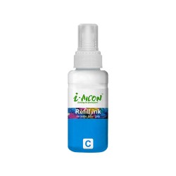 Flacon Cerneala I-Aicon C13T00S24A Cyan, Compatibil cu Epson EcoTank, 65 ml, Cartus Cerneala Imprimanta, Flacon Cerneala Imprimante, Cerneala Imprimante Inkjet, Cartus Imprimanta Inkjet, Cartus pentru Imprimanta, Cerneala pentru Imprimanta