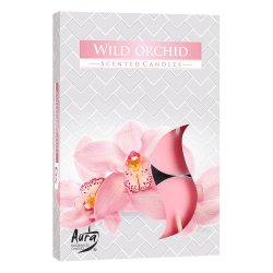 Lumanari Parfumate Aura, 6 Pastile, Wild Orchid, Parfum de Orhidee, Lumanare Pastila, Lumanari Pastile, Lumanare Aromatica, Lumanari Aromatice, Lumanare Parfumata, Lumanari Parfumate, Lumanare cu Orhidee, Lumanari Orhidee