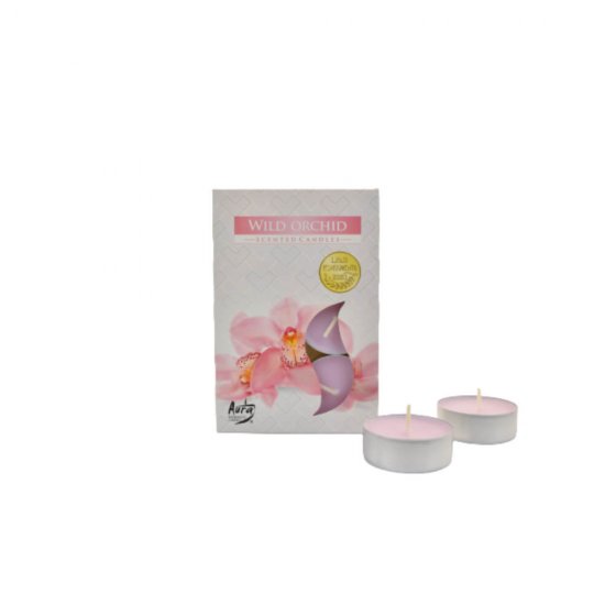 Lumanari Parfumate Aura, 6 Pastile, Wild Orchid, Parfum de Orhidee, Lumanare Pastila, Lumanari Pastile, Lumanare Aromatica, Lumanari Aromatice, Lumanare Parfumata, Lumanari Parfumate, Lumanare cu Orhidee, Lumanari Orhidee