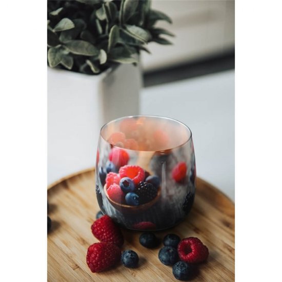 Lumanare Parfumata Aura, Pahar de Sticla, Model Forest Fruits, Parfum de Fructe de Padure, Lumanare Pahar de Sticla, Lumanare Aura, Lumanari Aura, Lumanare Aromatica, Lumanari Aromatice, Lumanare Parfumata, Lumanari Parfumate, Lumanare Decorativa