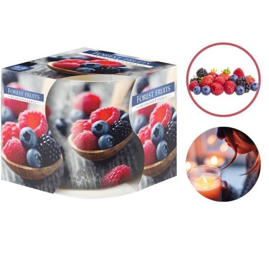 Lumanare Parfumata Aura, Pahar de Sticla, Model Forest Fruits, Parfum de Fructe de Padure, Lumanare Pahar de Sticla, Lumanare Aura, Lumanari Aura, Lumanare Aromatica, Lumanari Aromatice, Lumanare Parfumata, Lumanari Parfumate, Lumanare Decorativa