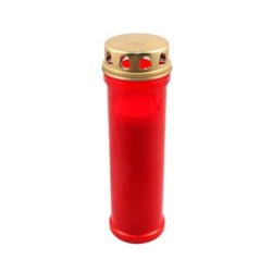 Candela Parafina cu Capac, Timp Ardere 120 h, 243x72 mm, Culoare Rosie, Lumanare Candela, Lumanari si Candele Tip 60, Candele din Parafina, Candele pentru Exterior, Candele pentru Sarbatori, Candele cu Capac, Candela cu Capac Metalic Candela Parafina cu Capac, Timp Ardere 120 h, 243x72 mm, Culoare Rosie, Lumanare Candela, Lumanari si Candele Tip 60, Candele din Parafina, Candele pentru Exterior, Candele pentru Sarbatori, Candele cu Capac, Candela cu Capac Metalic