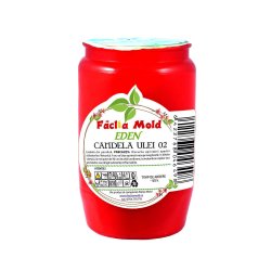 Candela Faclia Mold Eden 02, Timp de Ardere 60 h, Ulei si Parafina, Plastic, Candela Plastic, Candela din Plastic, Candela Eden, Candela Eden Faclia, Candela cu Ulei Natural, Candela Eden Faclia, Candela cu Ulei Faclia