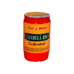 Candela Bio cu Ulei Natural Faclia Mold, Timp de Ardere 2-3 Zile, Plastic, Candela Plastic, Candela din Plastic, Candela Bio, Candela Bio Faclia, Candela cu Ulei Natural, Candela Bio Faclia, Candela cu Ulei Faclia