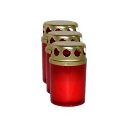 Set 3 Candele Faclia Mold Mini B, Timp de Ardere 10 h, Parafina, Plastic, Candela Plastic, Candela din Plastic, Candela Mini B, Candela Mini B Faclia, Candela cu Parafina Naturala, Candela Mini B Faclia, Candela cu Parafina Faclia