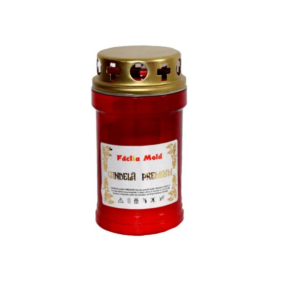 Candela Faclia Mold Premium P2, Timp de Ardere 35 h, Parafina, Plastic, Candela Plastic, Candela din Plastic, Candela Premium, Candela Premium Faclia, Candela cu Parafina Naturala, Candela Premium Faclia, Candela cu Parafina Faclia